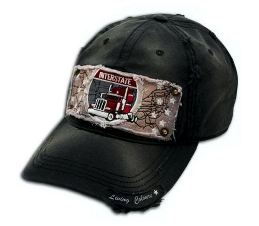 Living Colours Baseball Cap Interstate Used Look Living Colours Baseball Cap Interstate Used Look von Living Colours