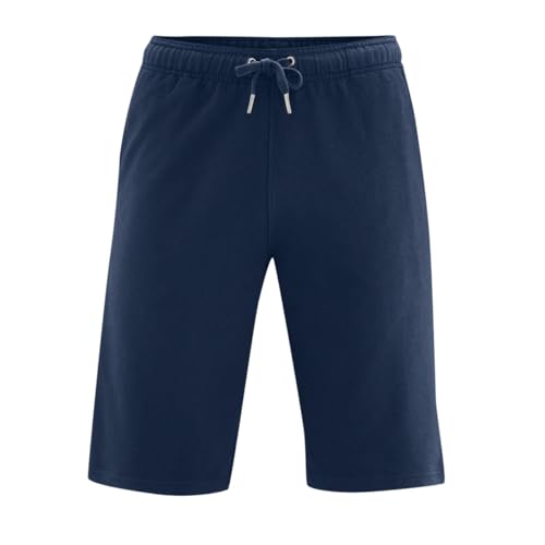 Living Crafts - Charlie | Sweat-Shorts - Bequemer Schnitt, Bio-Baumwolle, Elastischer Bund, Seitentaschen, Doppelnahtsaum (M, Navy) von Living Crafts