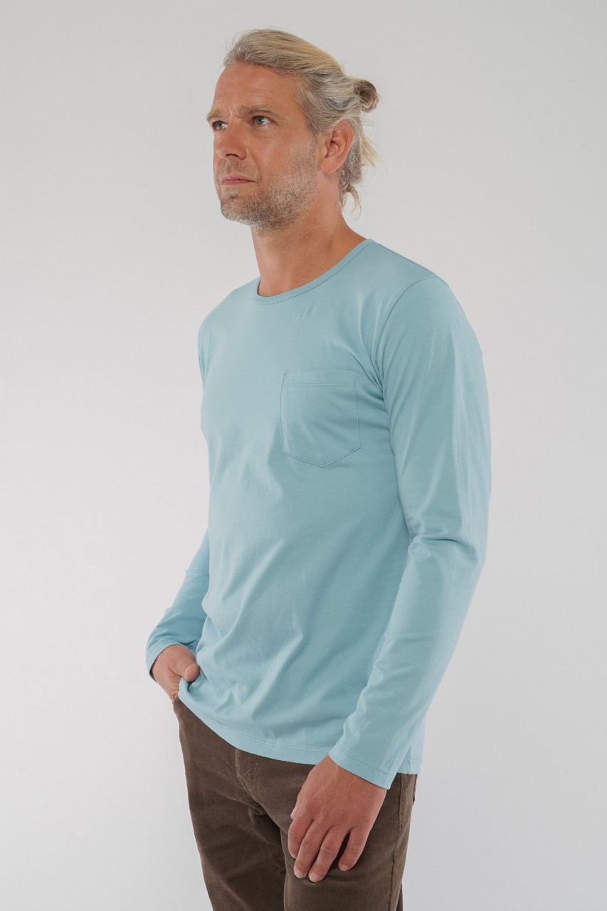 JAMES Premium Langarm-Shirt aus Bio Baumwolle, Baumwolle JAMES Premium Langarm-Shirt aus Bio Baumwolle, Baumwolle von Living Crafts