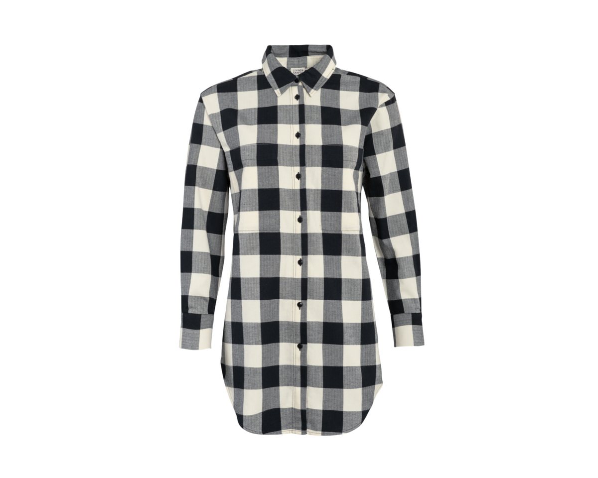 LIVING CRAFTS Flanellbluse NINA Weiches beidseitig angerauhtes Flanell von Living Crafts