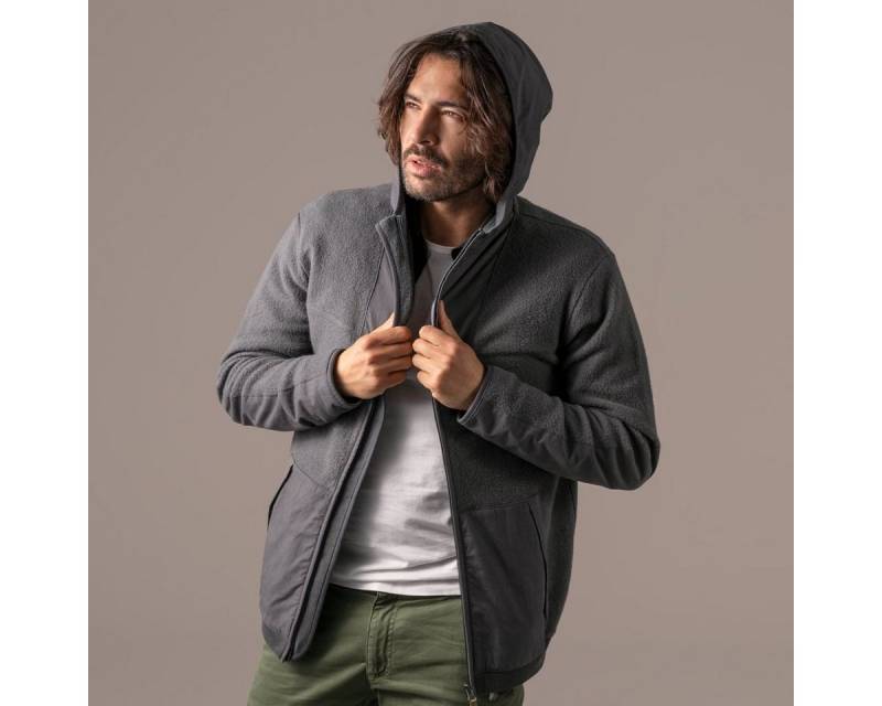 LIVING CRAFTS Fleecejacke PETTER GOTS zertifiziert von Living Crafts