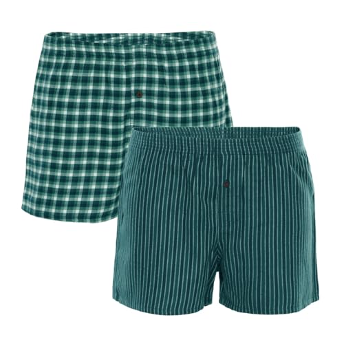 Living Crafts - Boris - Boxer Shorts, 2 Pack - Soft Flannel, Organic Cotton, Comfortable and Casual Living Crafts - Boris - Boxer Shorts, 2 Pack - Soft Flannel, Organic Cotton, Comfortable and Casual von Living Crafts