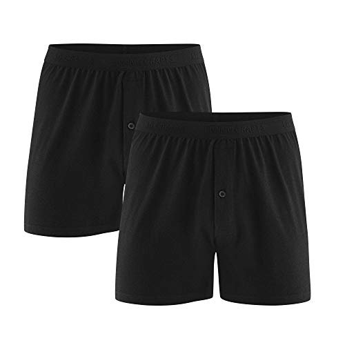 Living Crafts - Ethan | Jersey Boxer-Shorts - Herrenunterwäsche - Lässiger Schnitt, optimale Bequemlichkeit, Bio-Qualität, Doppel-Vorteilspack, Design-Appeal von Living Crafts