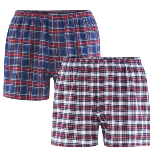 Living Crafts Boxer-Shorts, 2er-Pack XXL, Tartan von Living Crafts