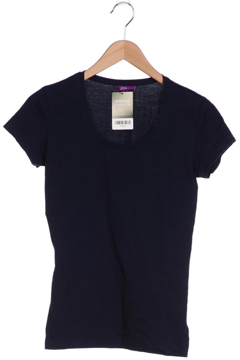 Living Crafts Damen T-Shirt, marineblau von Living Crafts