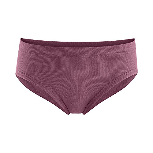 Living Crafts - Jade | Taillen-Slip - Hochwertiges Feinripp, ohne irritierende Seitennähte, elastischer Bund, formstabiles Beinausschnitt, Bio-Baumwolle (40/42, Dark Rose) von Living Crafts