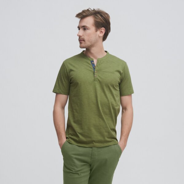 Living Crafts Henley T-Shirt - OTHELLO von Living Crafts