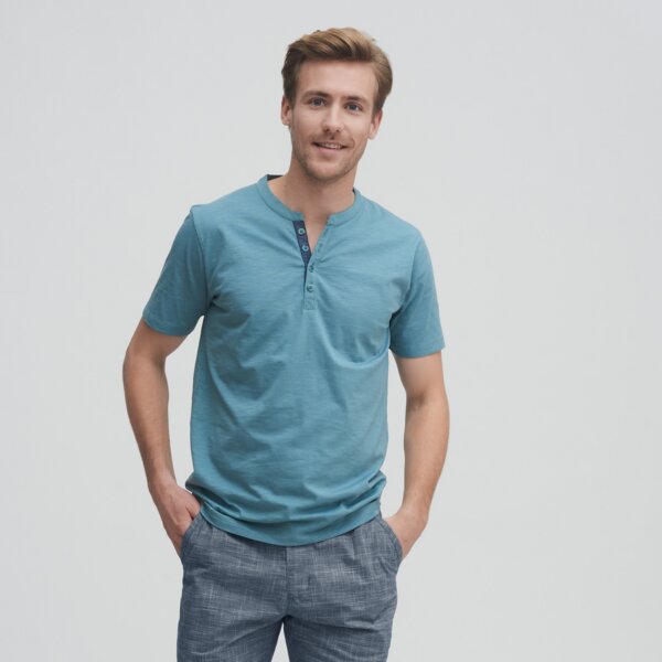 Living Crafts Henley T-Shirt - OTHELLO von Living Crafts