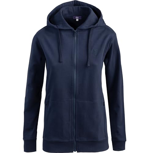 Living Crafts - Lamina | Kapuzenjacke Damen-100% Baumwolle (Bio) -Sweatshirt mit durchgehendem Reißverschluss und Kapuze von Living Crafts