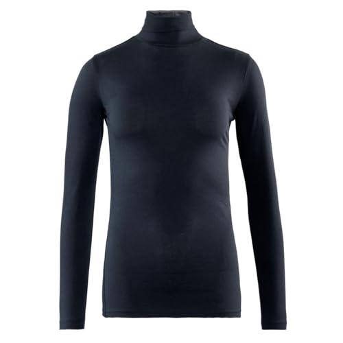 Living Crafts - NIA | Rollkragenshirt - Feines Langarm-Shirt, 100% Bio-Baumwolle, Körpernahe Passform, Layering-Look, Winter Bekleidung von Living Crafts