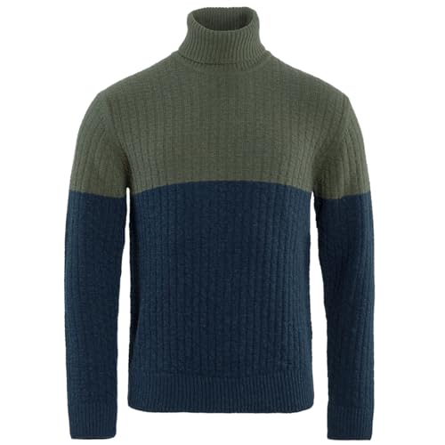 Living Crafts - Patrizio | Rollkragenpullover - Stilsicherer Wollstrick, Einfarbig, Warm, Elegant, Fein strukturiert, Perfekt für den Winter von Living Crafts