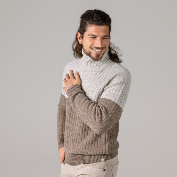 Living Crafts Rollkragenpullover - PATRIZIO von Living Crafts