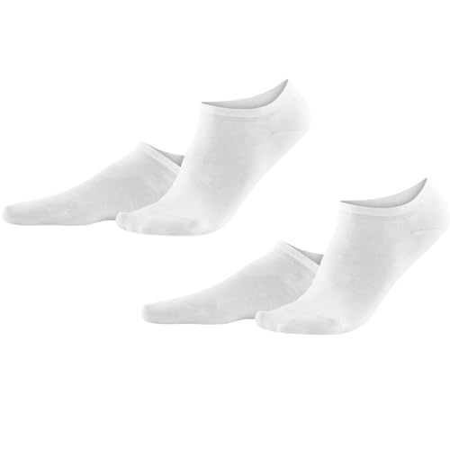 Living Crafts - ABBY | Sneaker-Socken, 2er-Pack - Nachhaltige Bio-Qualität Socken, Ausgezeichnete Passform, Schmales Feinripp-Bündchen, Tiefer Ausschnitt am Knöchel, Gestreiftes und Unifarbenes Design von Living Crafts