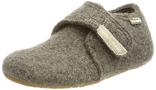 Living Kitzbühel Jungen 3609-0260 Slipper, Hellbraun, 28 EU von Living Kitzbühel