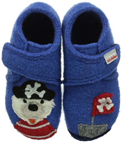 Living Kitzbühel Baby-Jungen Babyklett Pirat Lauflernschuhe, Blau (Victoria Blue 558), 20 EU von Living Kitzbühel