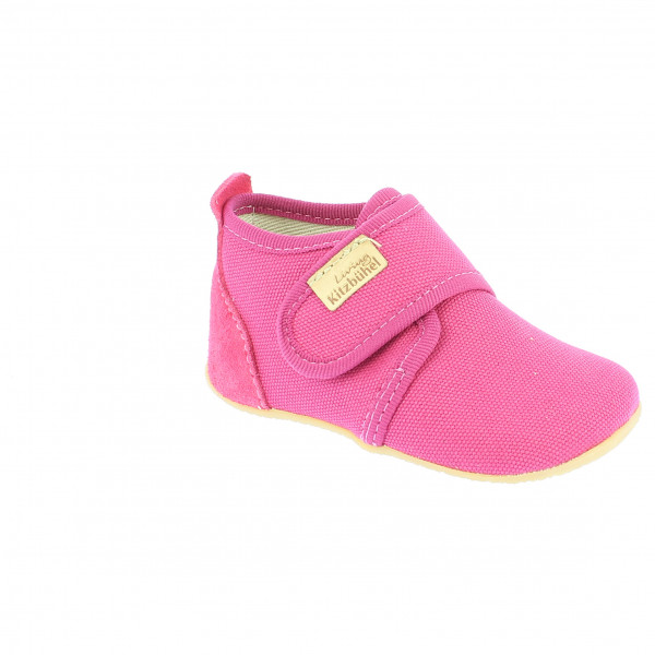 Living Kitzbühel - Baby's Klettschuh Unifarben - Hüttenschuhe Gr 29 rosa von Living Kitzbühel