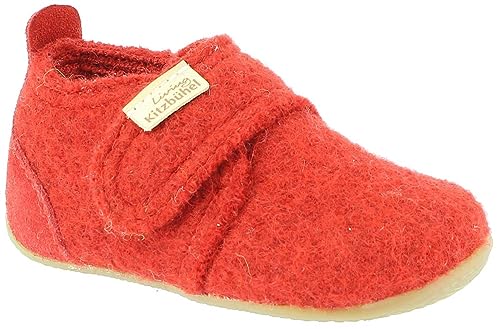 Living Kitzbühel Babyklett. Velourlederkappe Rot Größe EU 24 von Living Kitzbühel