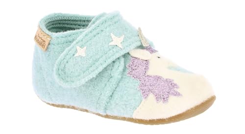 Living Kitzbühel Babyklettschuh Einhorn & Stern Fresh Mint Größe EU 21 von Living Kitzbühel
