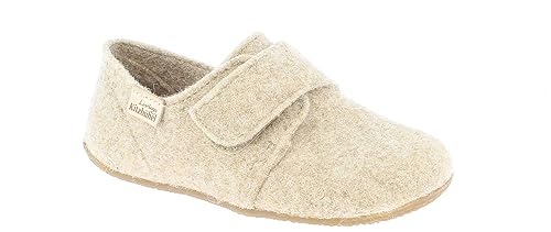 Living Kitzbühel Babyklettschuh Filz unifarben Hausschuh, Camel, 29 EU von Living Kitzbühel