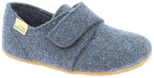 Living Kitzbühel Babyklettschuh Filz unifarben Hausschuh, Midnight Navy, 26 EU von Living Kitzbühel