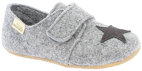 Living Kitzbühel - Filz Stern - Hausschuh (23 EU Grau) von Living Kitzbühel