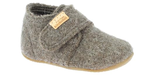 Living Kitzbühel Babyklettschuh unifarben Hellbraun Größe EU 27 von Living Kitzbühel