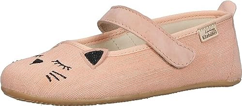 Living Kitzbühel Ballerina schlafendes Kätzchen Hausschuh, Peach, 33 EU von Living Kitzbühel