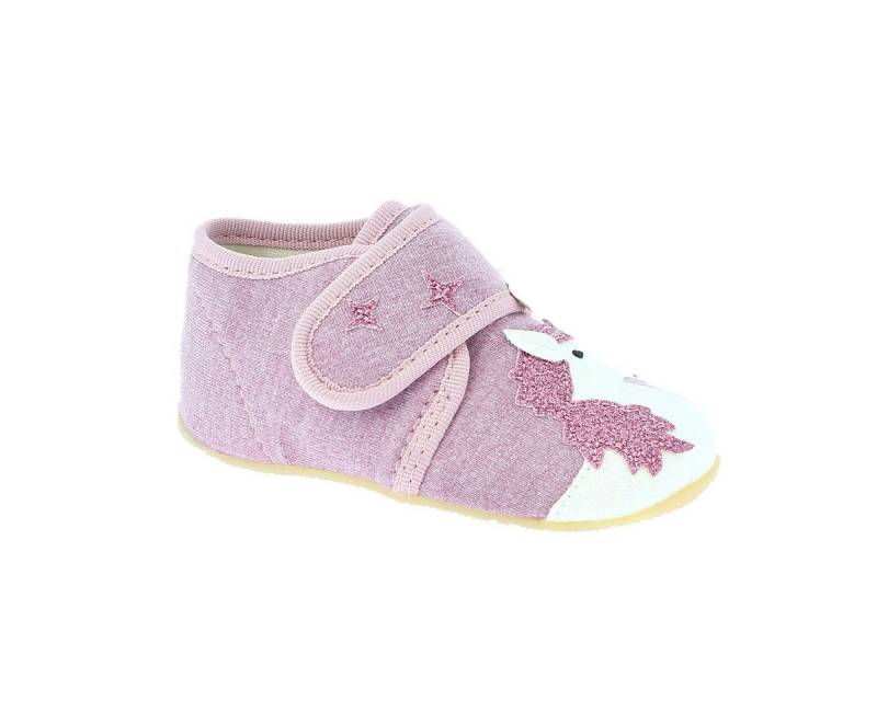 Living Kitzbühel Cotton Hausschuh (1-tlg) Hausschuh - Baumwolle - Weiter Klettverschluss von Living Kitzbühel