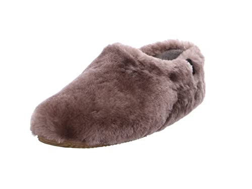 Living Kitzbühel Damen Lammfell Slip-On Hausschuh, Tundra, 42 EU von Living Kitzbühel