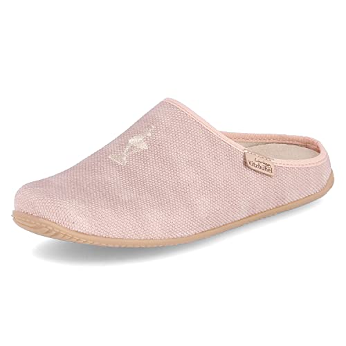 Living Kitzbühel Damen Pantoffel Gams Hausschuh, ash Rose, 36 EU von Living Kitzbühel