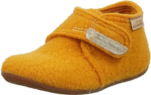 Living Kitzbühel Filz Krabbelschuhe Baby | Weiche Hausschuhe aus Wolle | Isolierend, Atmungsaktiv & Rutschfest | Handgefertigt in Europa | Inca Gold von Living Kitzbühel