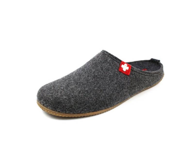 Living Kitzbühel Hausschuhe für Herren in anthrazit Hausschuh (1-tlg) von Living Kitzbühel