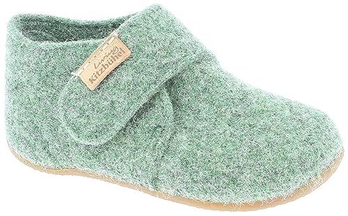 Living Kitzbühel Unisex Baby Babyklettschuh Filz unifarben (Forest, EU Schuhgrößensystem, Kleinkind, Numerisch, M, 29) von Living Kitzbühel