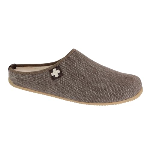 Living Kitzbühel - Jute Cotton Gipfelkreuz - Pantoffeln (46 EU Wood) von Living Kitzbühel