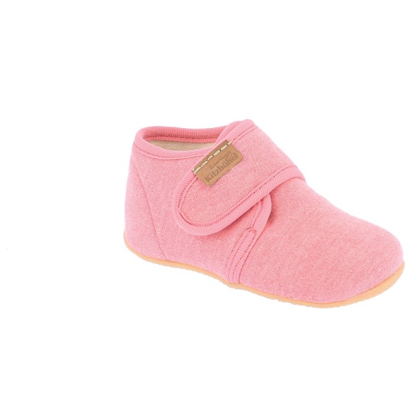 Living Kitzbühel - Kid's Babyklett Jersey Unifarben - Hüttenschuhe Gr 22 rosa von Living Kitzbühel