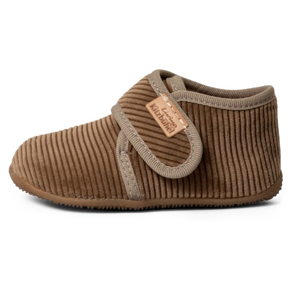 Living Kitzbühel - Kid's Cord Klettschuh - Hausschuhe Gr 29 braun von Living Kitzbühel