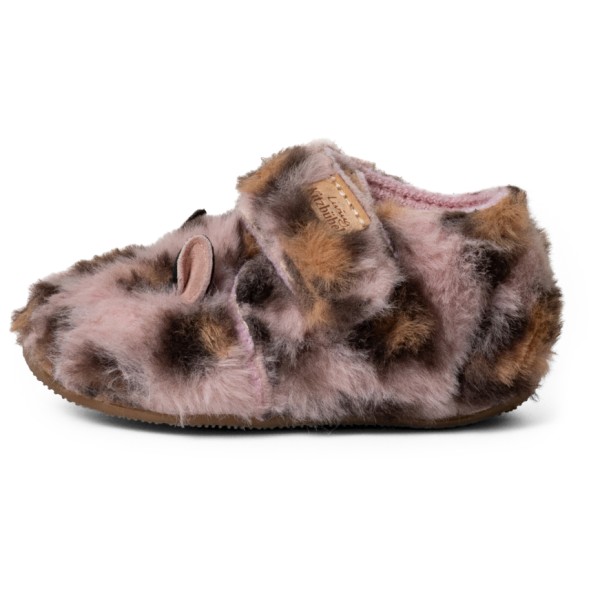 Living Kitzbühel - Kid's Lotte Leopard Klettschuh - Hausschuhe Gr 27 braun von Living Kitzbühel