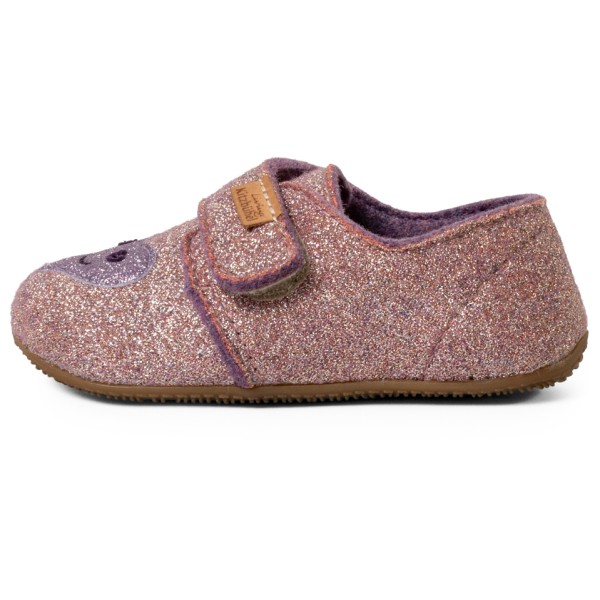 Living Kitzbühel - Kid's Molly Masche Ballerina - Hausschuhe Gr 33 braun von Living Kitzbühel