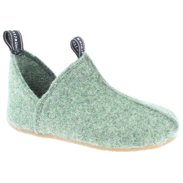 Living Kitzbühel - Kid's Slipper Filz mit Mittelnaht - Hüttenschuhe Gr 23;24;25;26;27;28;29;30;31;32;33;34;35;36;37;41;42 grau;grün;lila von Living Kitzbühel