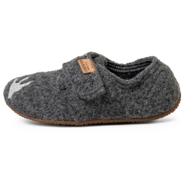 Living Kitzbühel - Kid's T-Rex Klettschuh - Hausschuhe Gr 30 grau von Living Kitzbühel