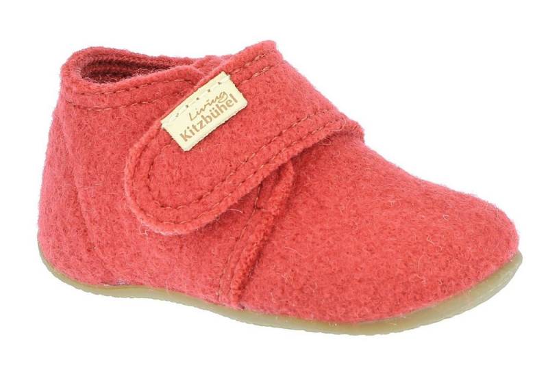 Living Kitzbühel Klettmodell (Schurwolle) Kids 2024 rot Kleinkinder (24-26) Hausschuh von Living Kitzbühel