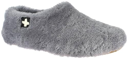 Living Kitzbühel Lammfell Slip-On Anthra Größe EU 41 von Living Kitzbühel