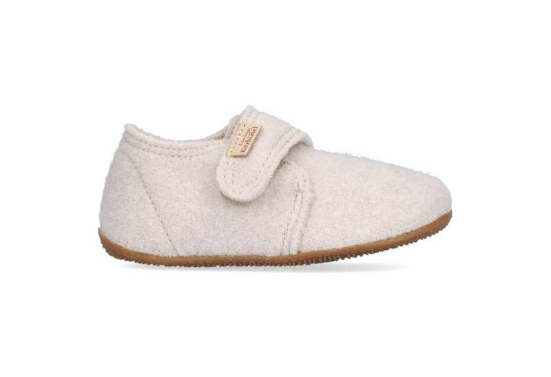Living Kitzbühel Living Kitzbühel Babyklettschuh unifarben Oat Milk Slipper von Living Kitzbühel