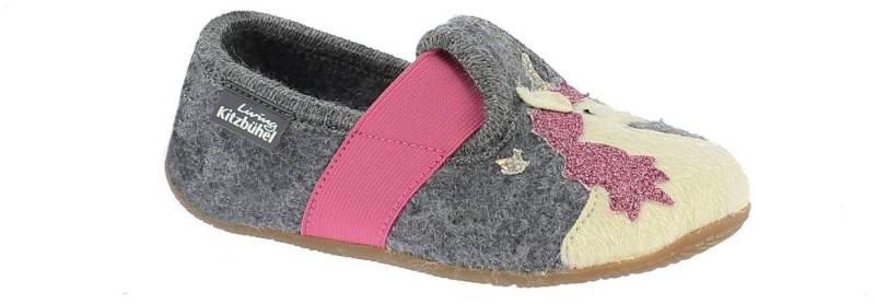 Living Kitzbühel Living Kitzbühel T-Modell Einhorn & Stern Grau Slipper von Living Kitzbühel