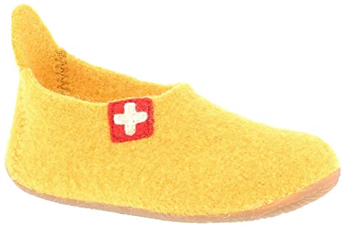 Living Kitzbühel Slipper Schweizer Kreuz Inca Gold Größe EU 30 von Living Kitzbühel