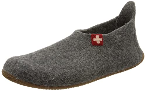 Living Kitzbühel Slipper Gipfel Kreuz - Weiche Hausschuhe Kinder Damen aus Wolle - Atmungsaktiv & Rutschfest - Handgefertigt in Europa von Living Kitzbühel