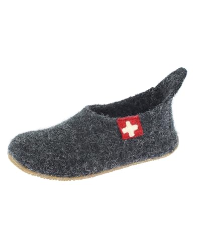 Living Kitzbühel 4048-0600-32 Slipper, Anthra, 32 EU von Living Kitzbühel