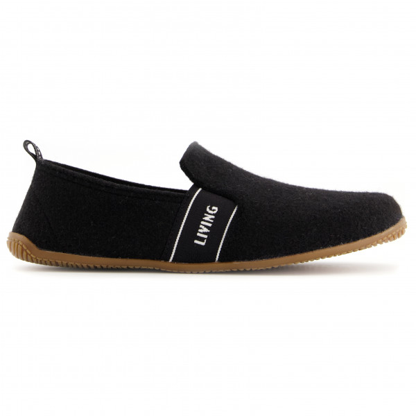 Living Kitzbühel - T-Modell Filz & LK Schriftzug  No. 4027 - Hüttenschuhe Gr 46 schwarz von Living Kitzbühel