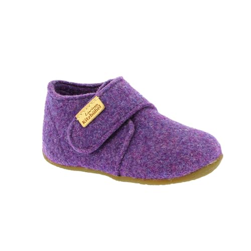 Living Kitzbühel Unisex Baby Babyklettschuh Filz unifarben (Purple Magic, EU Schuhgrößensystem, Baby, Numerisch, M, 18) von Living Kitzbühel