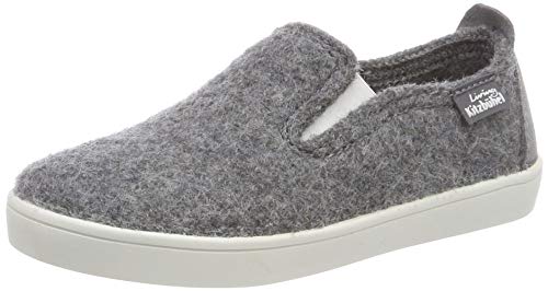 Living Kitzbühel Unisex-Kinder Slip-On unifarben Niedrige Hausschuhe, Grau (Grau 610), 26 EU von Living Kitzbühel